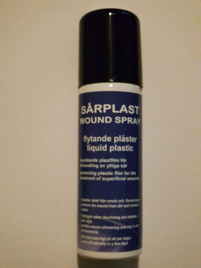 Flytende s&aring;rplaster 80 ml sprayflaske